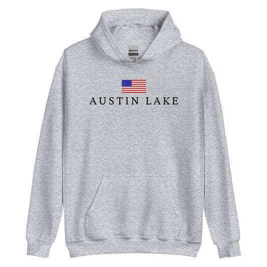 Austin Lake American Flag Hoodie