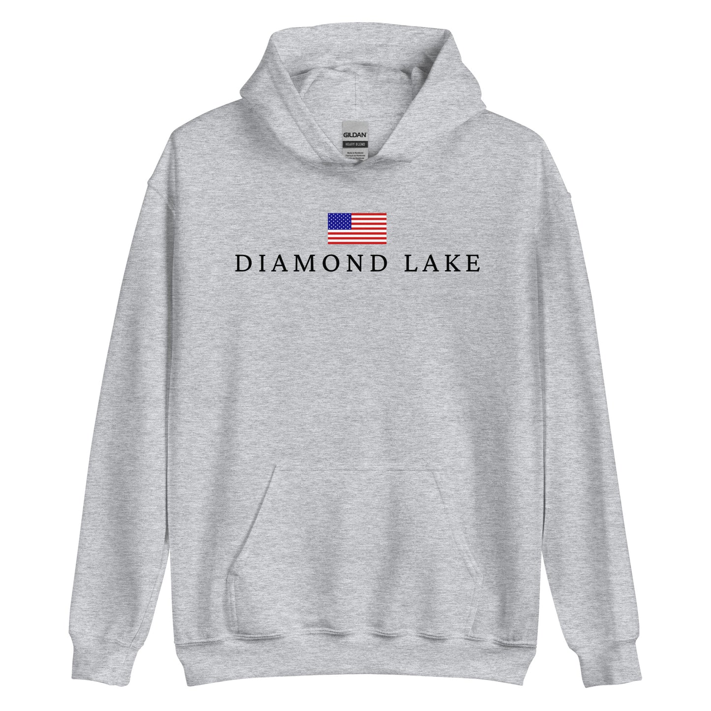 Diamond Lake American Flag Hoodie