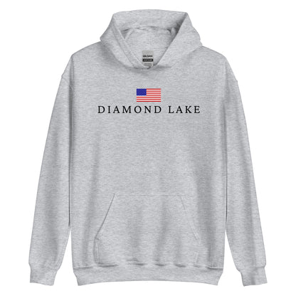 Diamond Lake American Flag Hoodie