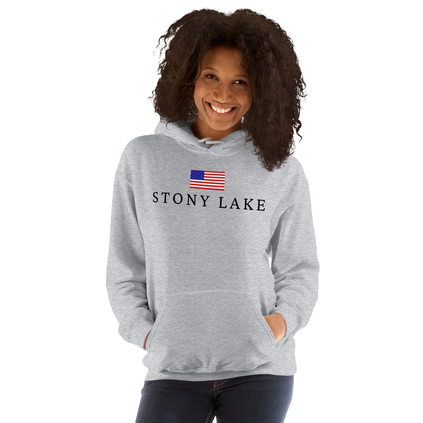 Stony Lake American Flag Hoodie