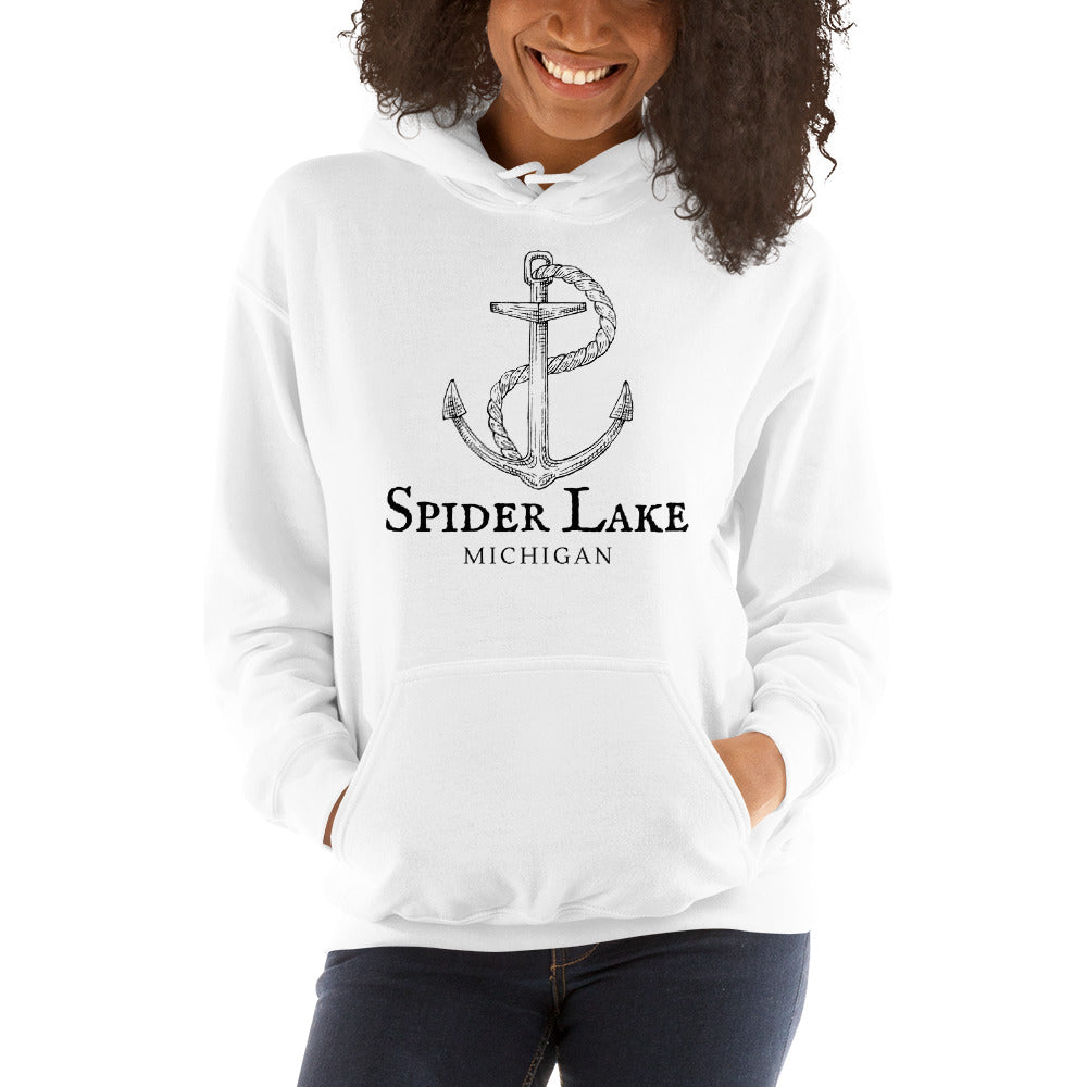 Spider Lake Old Sea Anchor Hoodie