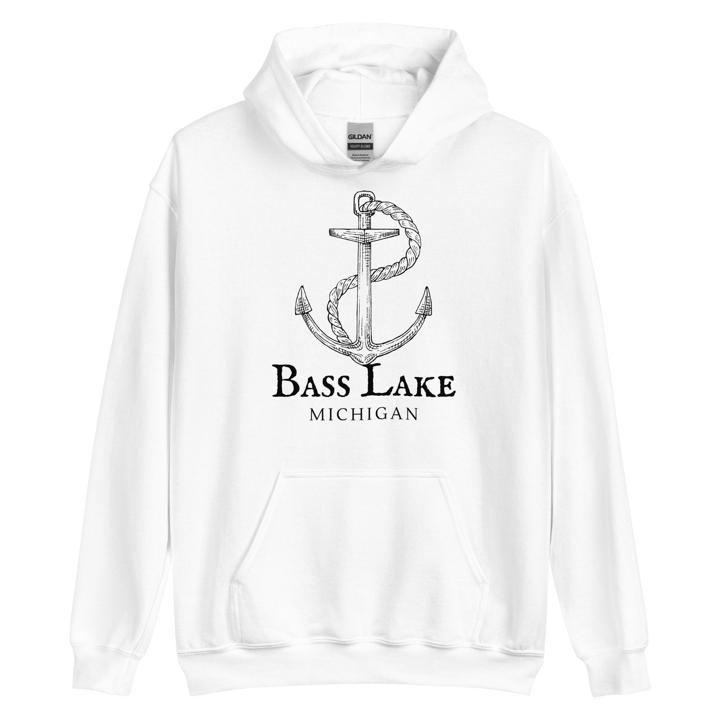 Bass Lake Old Sea Anchor Hoodie