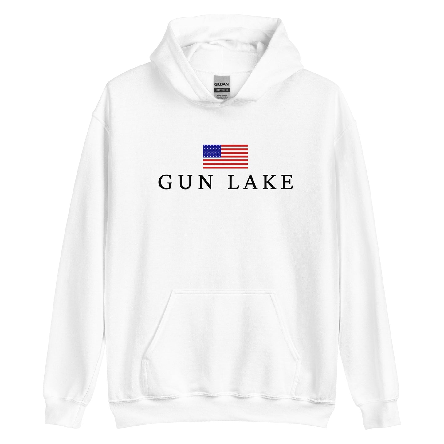 Gun Lake American Flag Hoodie