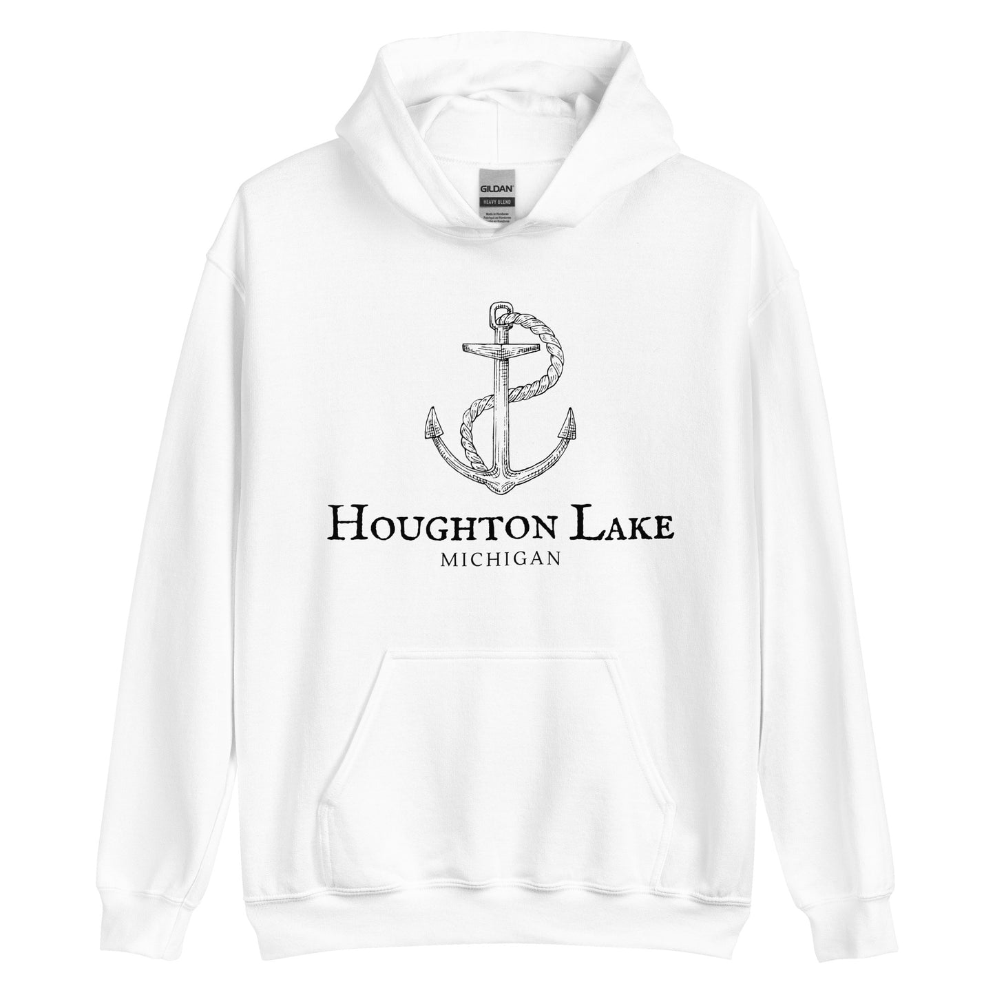 Houghton Lake Old Sea Anchor Hoodie