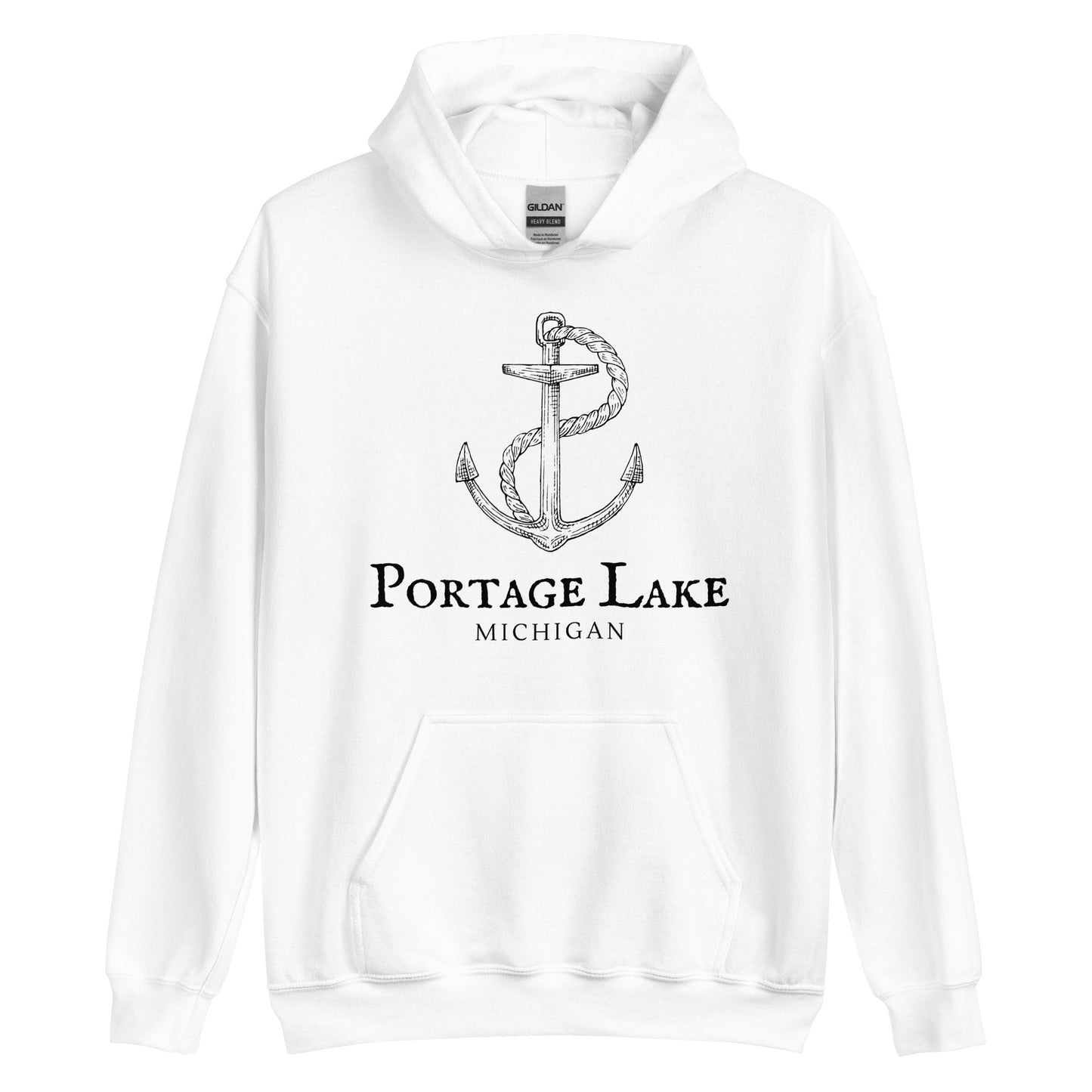 Portage Lake Old Sea Anchor Hoodie