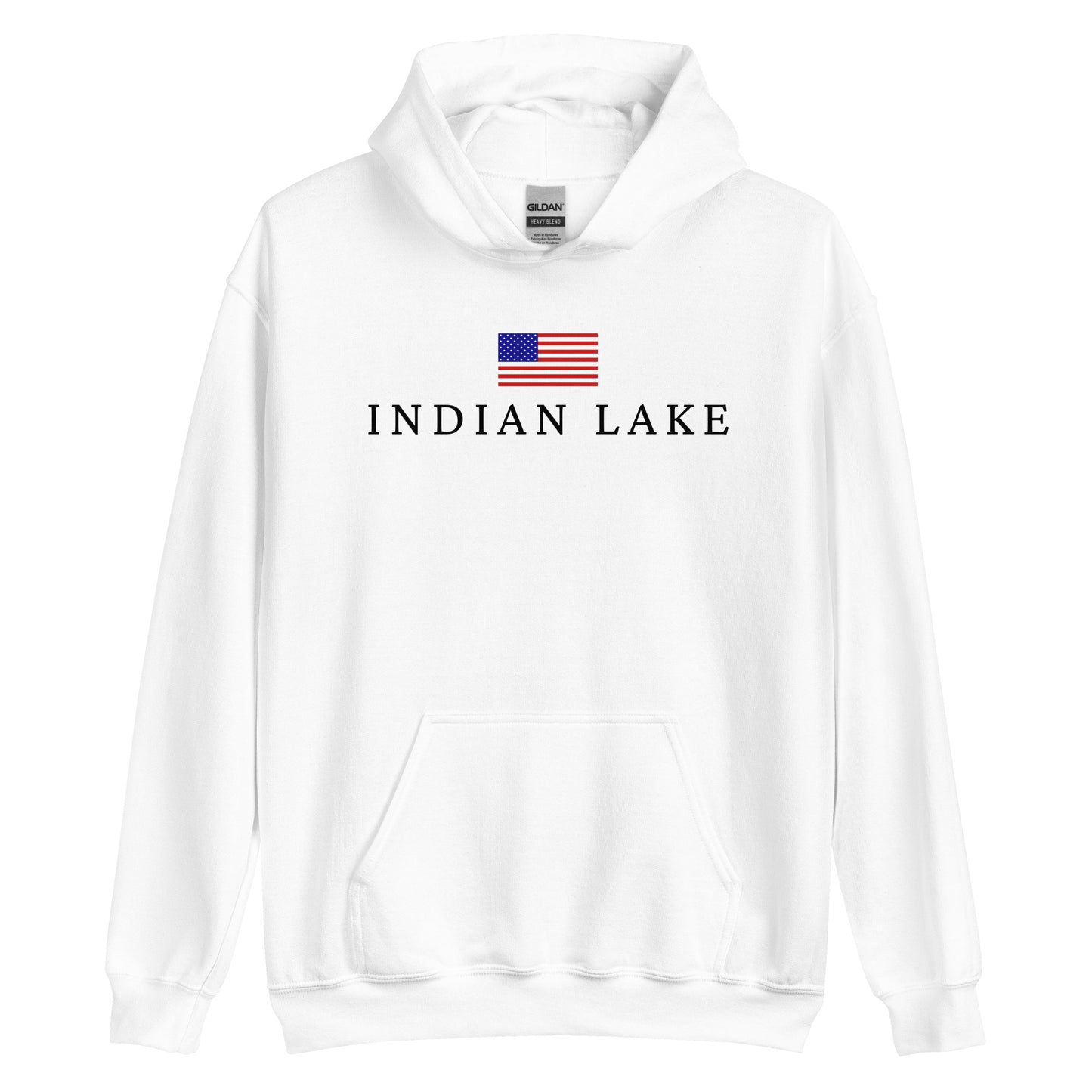 Indian Lake American Flag Hoodie