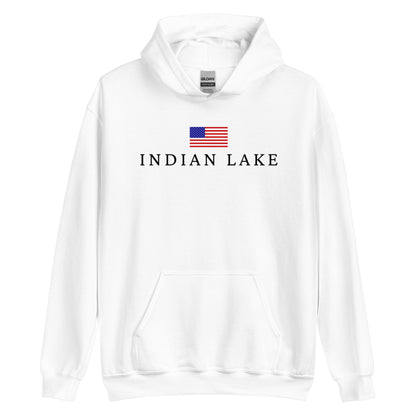 Indian Lake American Flag Hoodie