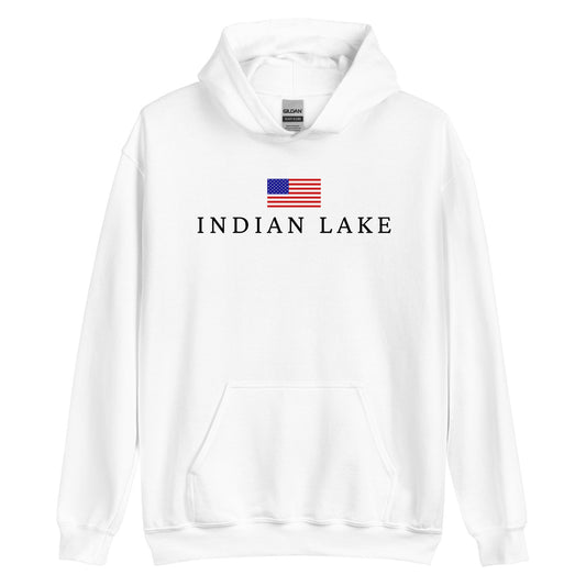 Indian Lake American Flag Hoodie