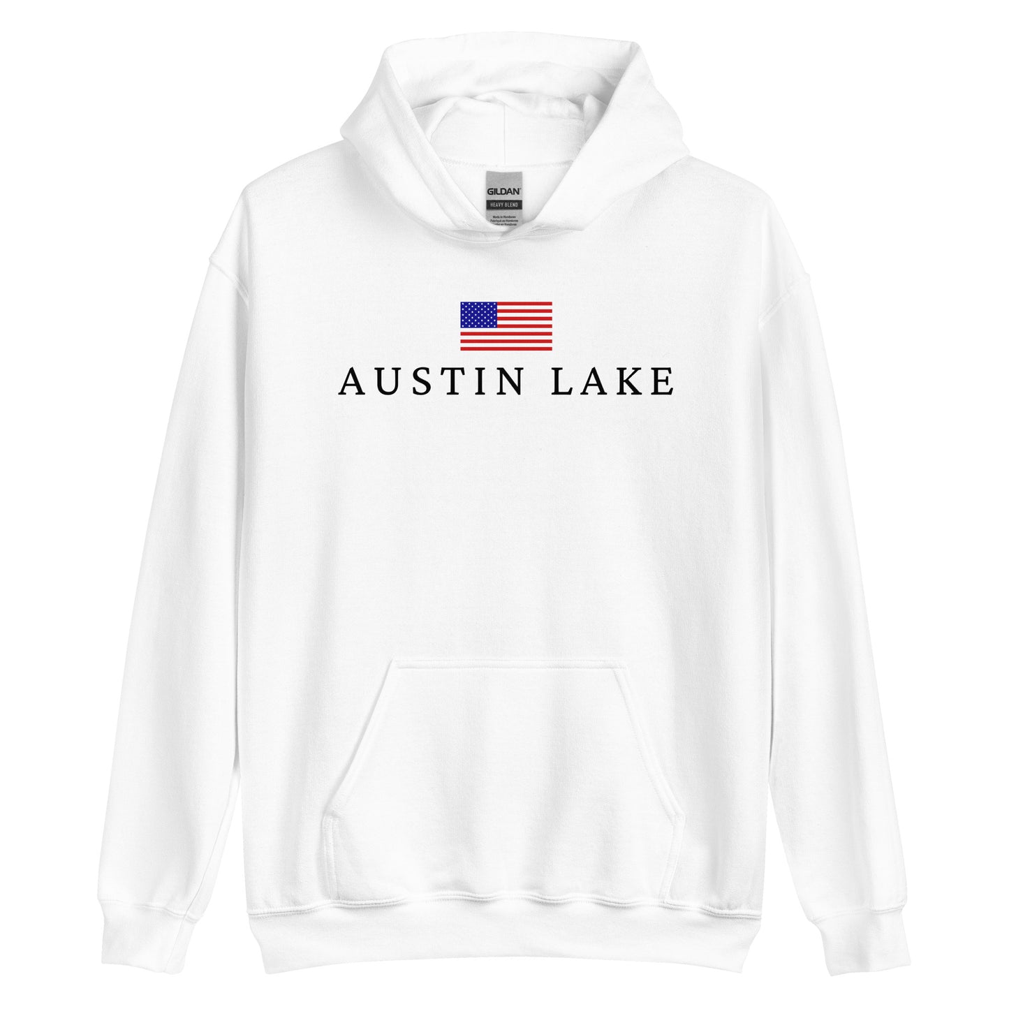 Austin Lake American Flag Hoodie