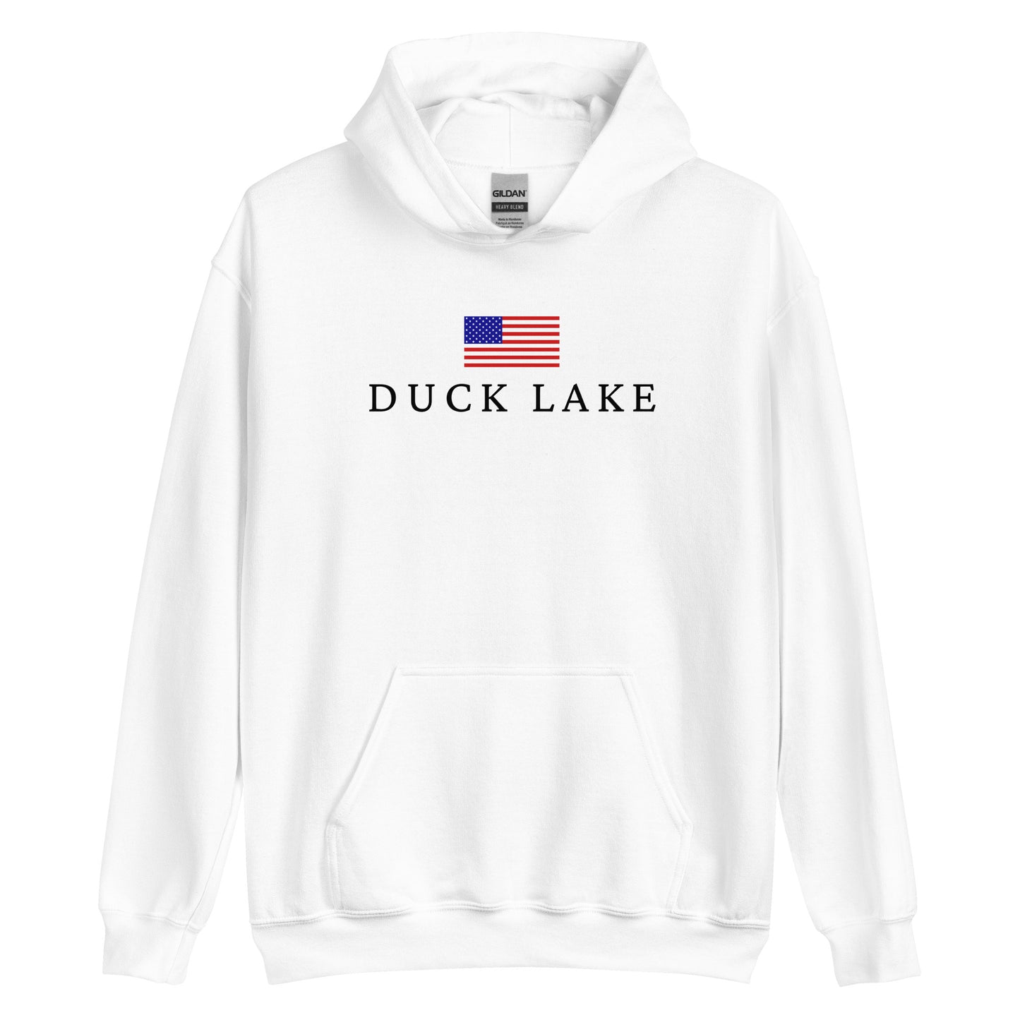 Duck Lake American Flag Hoodie