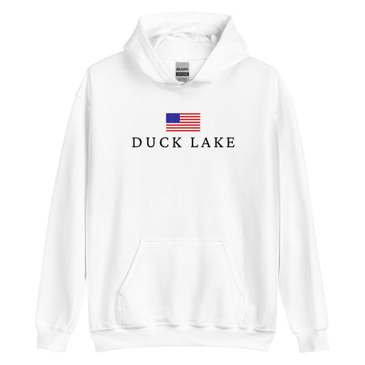 Duck Lake American Flag Hoodie