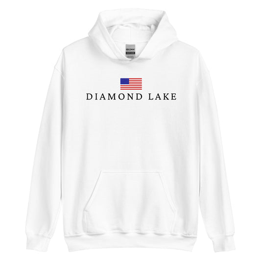 Diamond Lake American Flag Hoodie