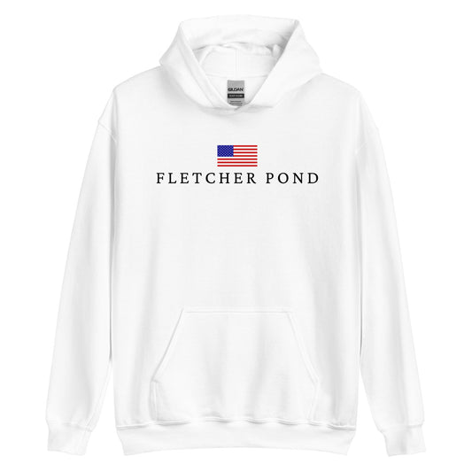 Fletcher Pond American Flag Hoodie